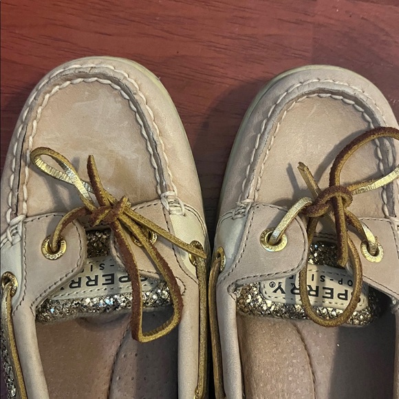 Sperry Angelfish gold sequins 💛 - Picture 6 of 7